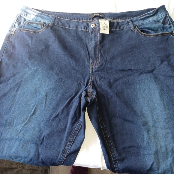 NWT Ashley Stewart Jeans Size 28 with Embroidery - Picture 9 of 10